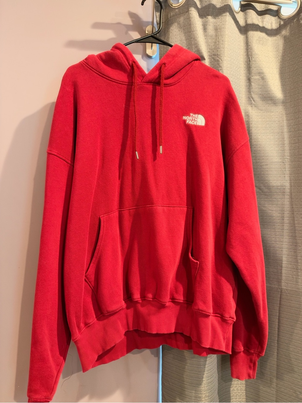 The North Face Men’s Red Crewneck Hoodie